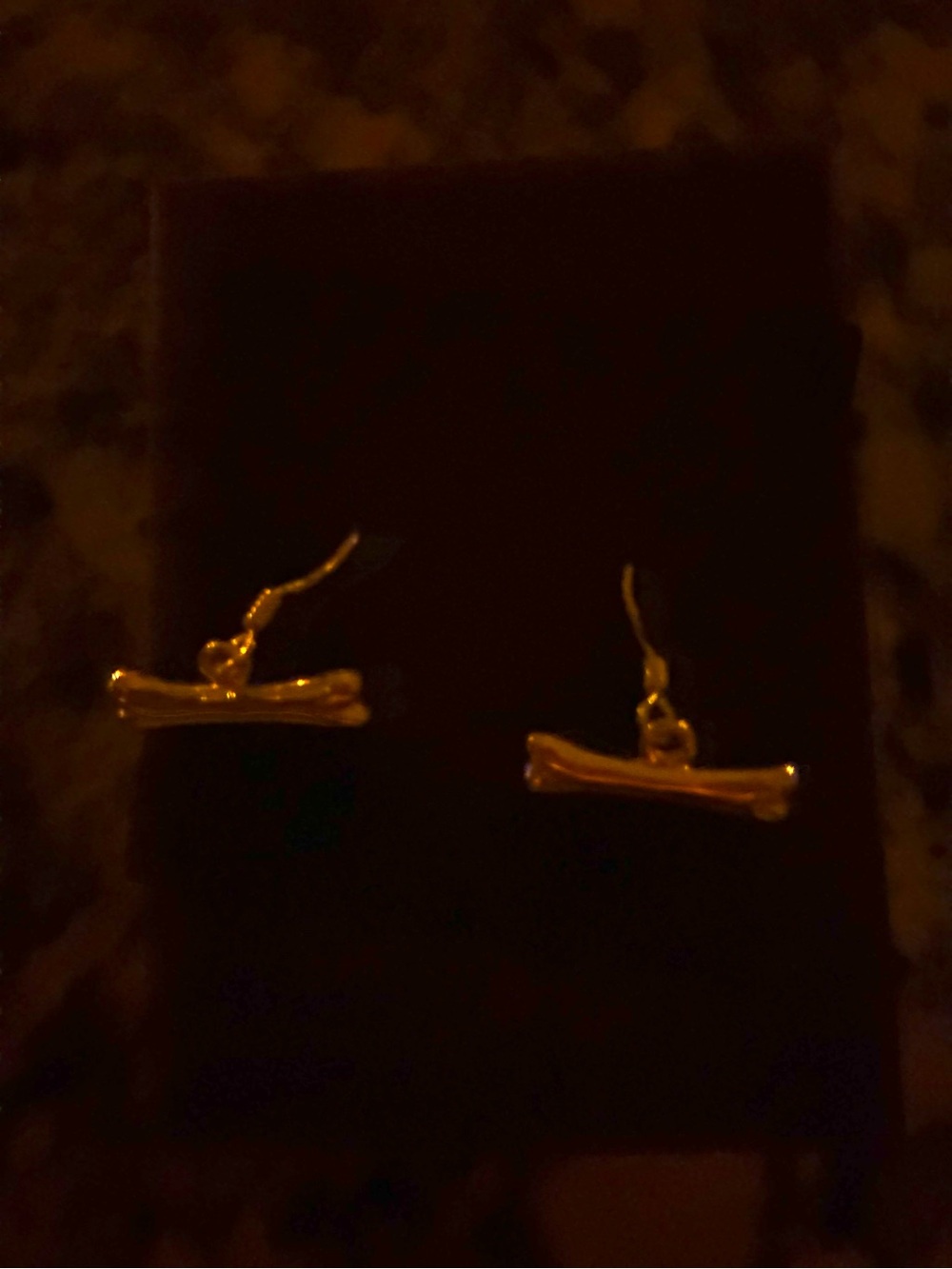 Silver Bone Dangle Earrings 💀💀💀